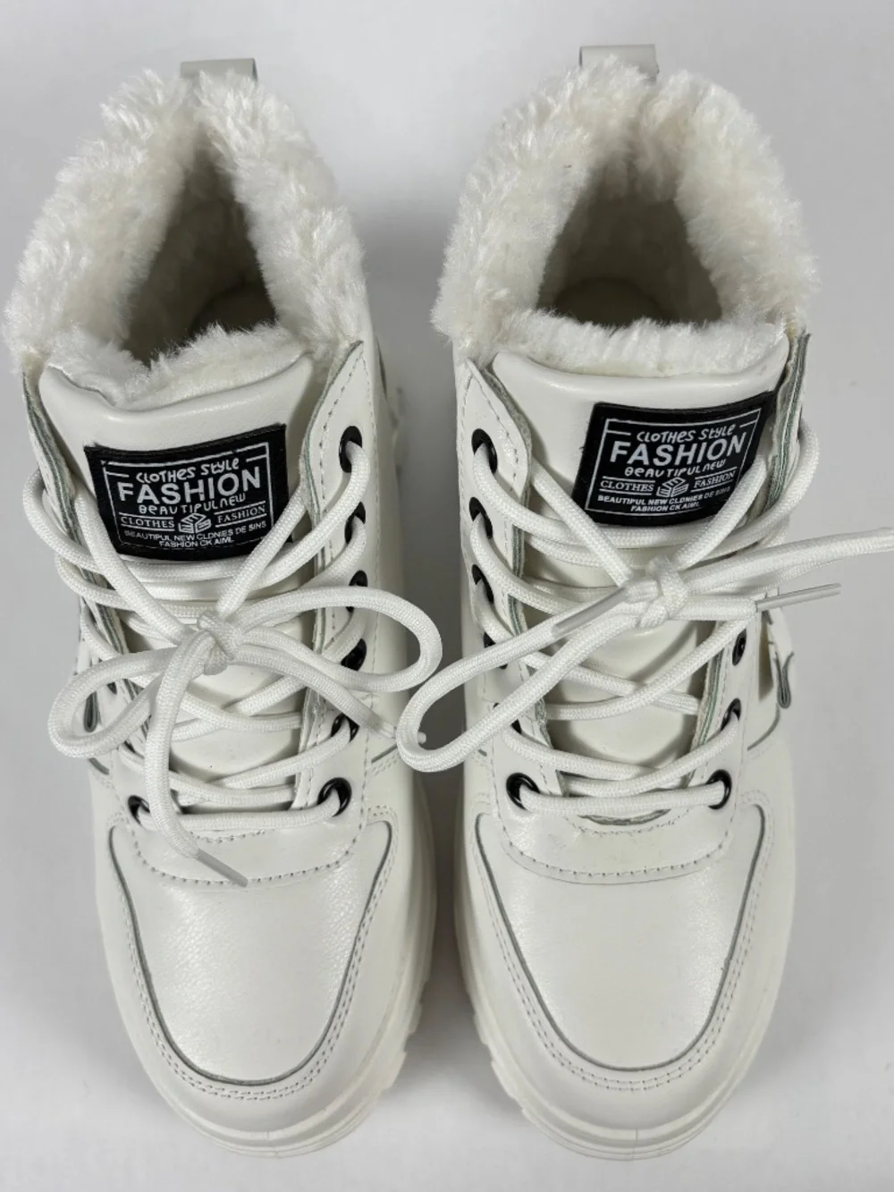 Evolutions, White Ankle Sneaker/Boot, Fashion Evolutions Best Classic, 8.5-EU39